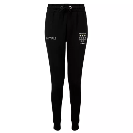 MagdalenCollege_LadiesTaperedCuffedSweatpant_Black_Front.png