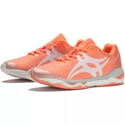 Gilbert Netball Shoes Evolution Coral:Silver.jpg