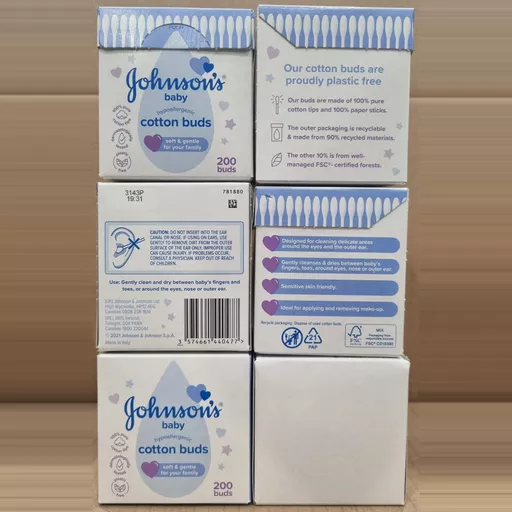 Johnson's Baby Cotton Buds 200's (New Pack)