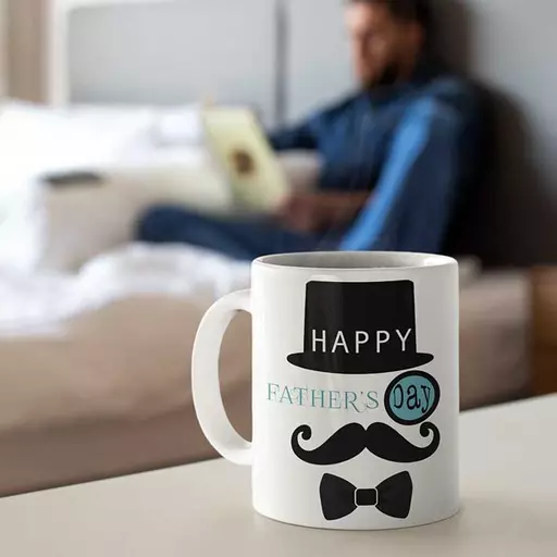 Happy Father's Day to a Gentleman Dad - Personalised Mug
