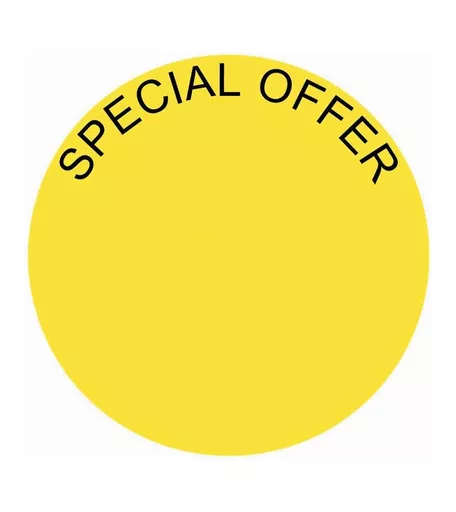 Yellow 'Special Offer' Self Adhesive Circle Labels - 30mm (Pack of 500)