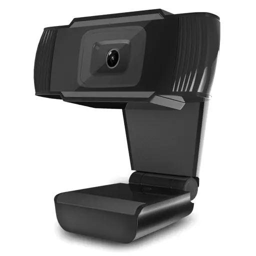 Platinet USB Webcam, Two Megapixels, 1080p Full HD, USB-A, Integrated Microphone, Adjustable Clip Base, 30-50 frames per second, Black, One Year Warranty, Box