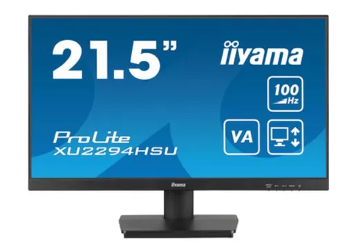 iiyama ProLite XU2294HSU-B6 computer monitor 54.6 cm (21.5") 1920 x 1080 pixels Full HD LCD Black