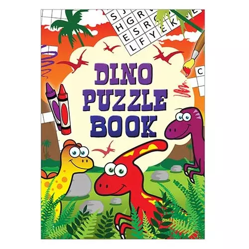 Dinosaur Puzzle Fun Book - 16pp - Pack of 48