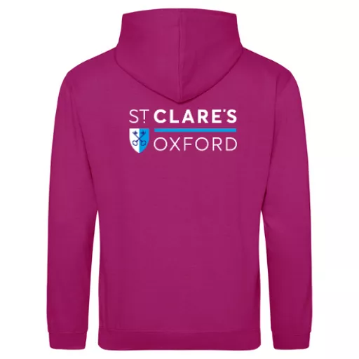 StClaresOxford_OverheadLeisureHoodie_FestivalFuchsia_Back.png