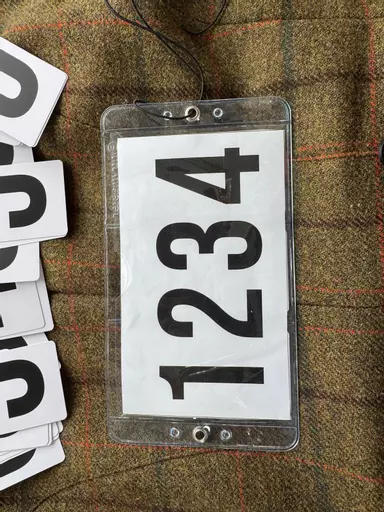 4 Digit Show Number Holder