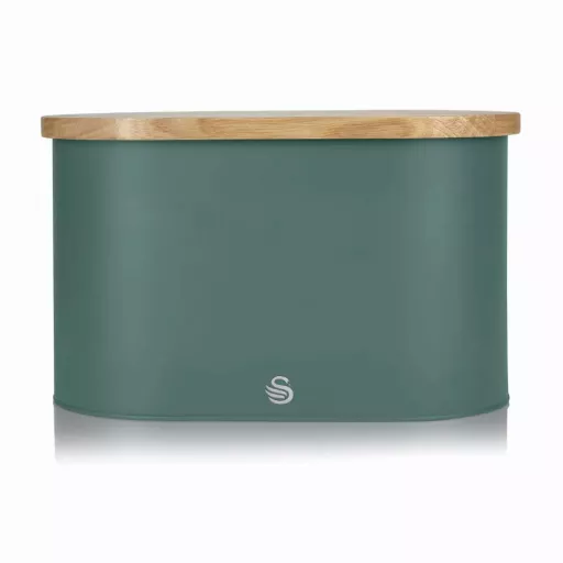 Nordic Oval Bread Bin with Cutting Board Lid