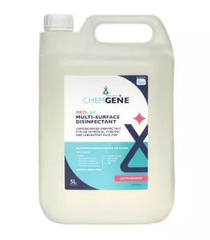 Chemgene MedLab Multi-Surface Disinfectant Con 5L Unscented