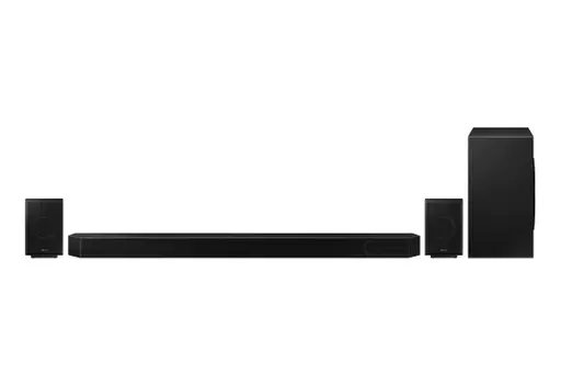Q990B Samsung Q-Symphony 11.1.4ch Cinematic Dolby Atmos Wi-Fi Soundbar with Subwoofer Rear Speakers and Alexa Built-in