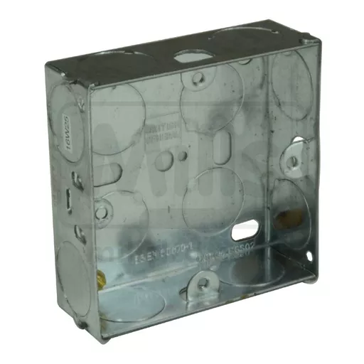 Marshall Tufflex 1 Gang 25mm Metal Flush Box