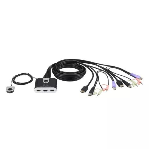 ATEN CS692 KVM switch Black