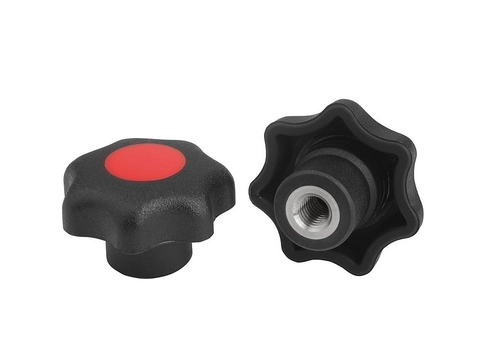 K0154 Star Grips Form K With Cap Threaded Bush Size M5-M12