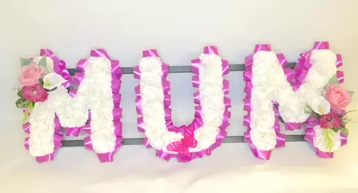 MUM / MAM / MOM  - funeral Tribute Frame - any colour