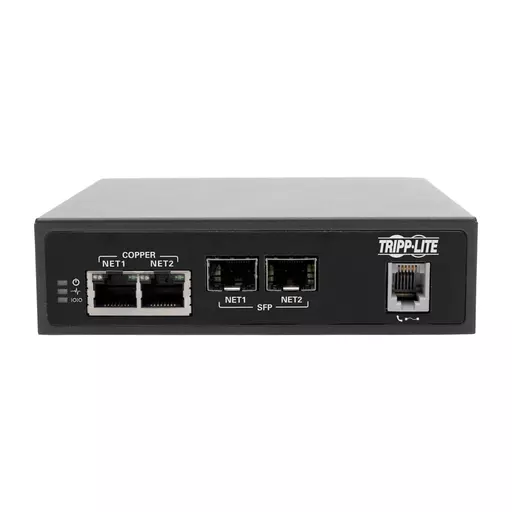 Tripp Lite B093-008-2E4U-M 8-Port Console Server with Built-In Modem, Dual GbE NIC, 4Gb Flash and Dual SFP - Modified