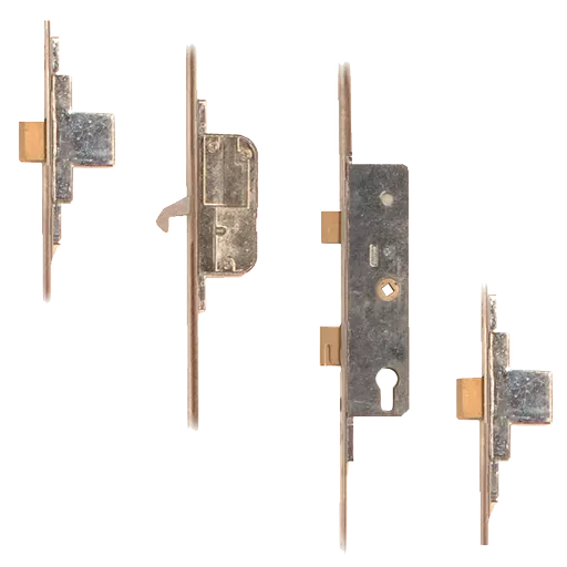 FULLEX SL16 Lever Operated Latch & Deadbolt Split Spindle - 2 Dead Bolt 1 Hook