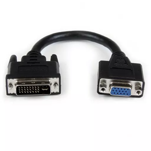 StarTech.com 8in DVI to VGA Cable Adapter - DVI-I Male to VGA Female