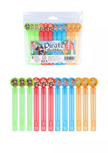 Pirate Mini Bubble Tubes - Pack of 12