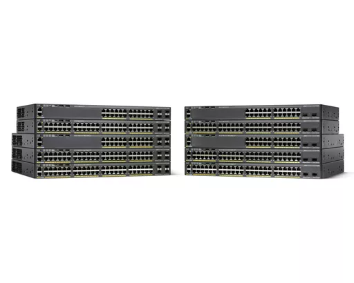 Cisco Catalyst WS-C2960X-48TS-L Managed L2 Gigabit Ethernet (10/100/1000) 1U Black
