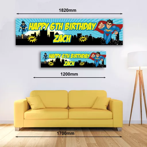 Personalised Banner - Superhero