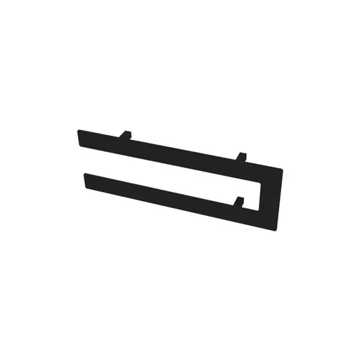 Addington Double Flat Style Towel Hanger 440mm Matt Black