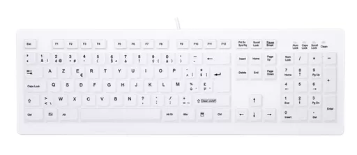 CHERRY AK-C8100F-UVS-W/US keyboard Medical USB QWERTY US English White