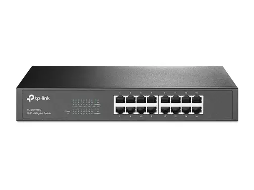 TP-Link TL-SG1016D network switch Unmanaged L2 Gigabit Ethernet (10/100/1000) Black