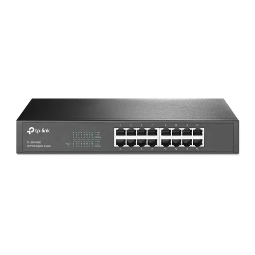 TP-Link TL-SG1016D network switch Unmanaged L2 Gigabit Ethernet (10/100/1000) Black