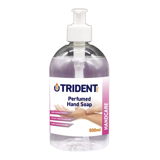 Trident Pro Perfumed Hand Soap, 500ml Pump Bottle