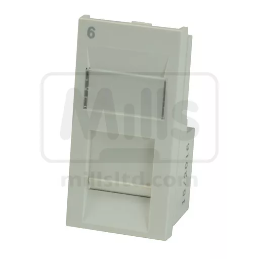 Fusion Cat 6 Low Profile Eurostyle RJ45 Module PK12
