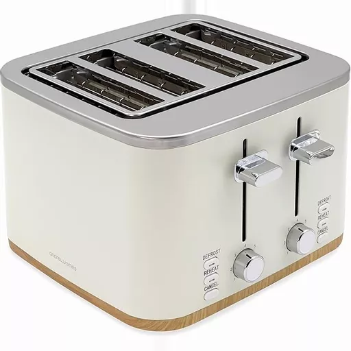 White 4 Slice Toaster