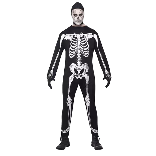 Skeleton Jumpsuit Costume