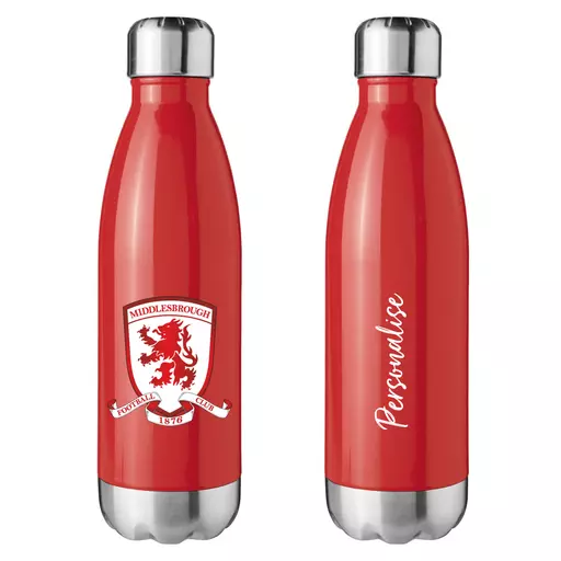 Middlesbrough FC Crest Red Insulated Water Bottle
