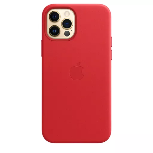 Apple iPhone 12 | 12 Pro Leather Case with MagSafe - (PRODUCT)RED