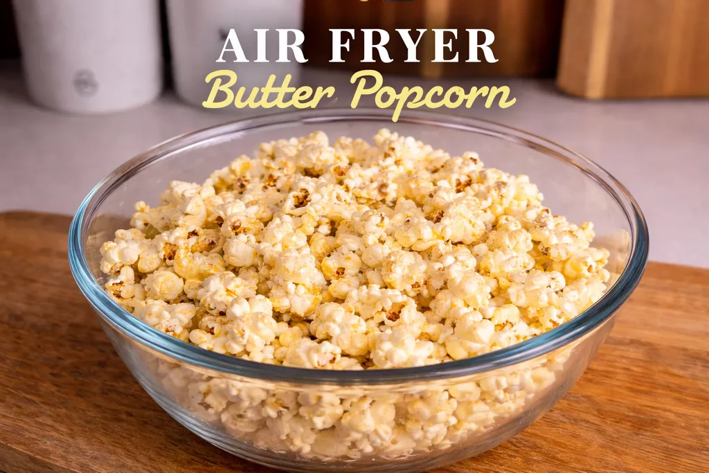 Air Fryer Popcorn (Air Fryer Hack)