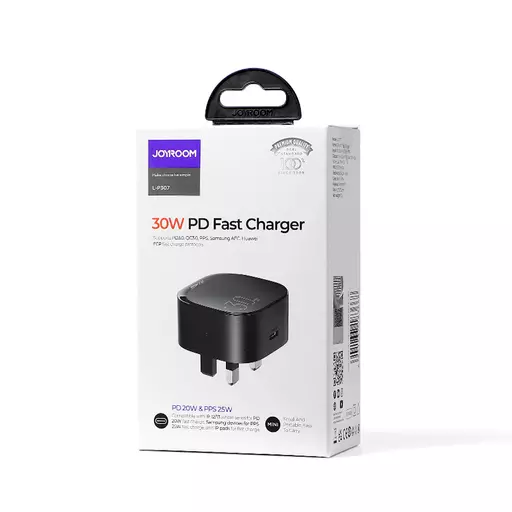 Joyroom - L-P307 30W USB-C Fast Charger Plug (Black)