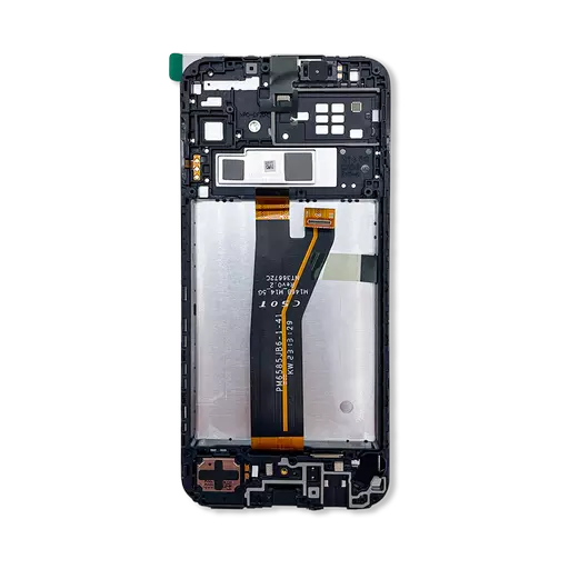 LCD Screen Assembly (With Frame) (Service Pack) (Black) - Galaxy M14 5G (M146)