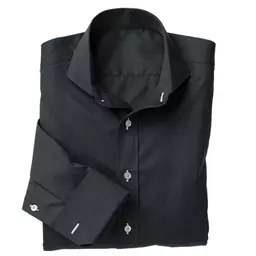 black shirt folded