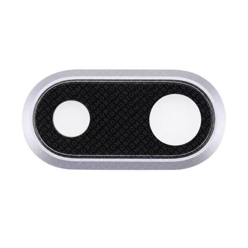 Rear Camera Glass Lens With Bracket (Silver) (CERTIFIED) - For iPhone 8 Plus