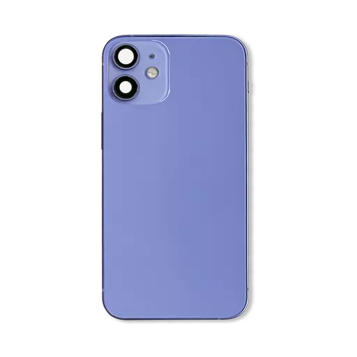 Back Housing With Internal Parts (Purple) (No Logo) - For iPhone 12 Mini