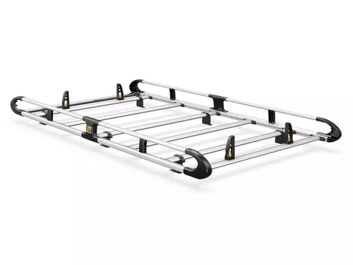 Renault Kangoo 2009-2021 L3, H1 Twin Rear Doors - ULTI Rack+ (Aluminium) - 6 Bar Roof Rack