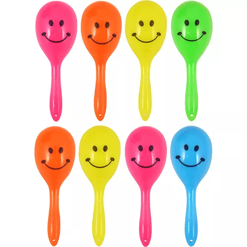 Smiley Face Maracas - Pack of 108