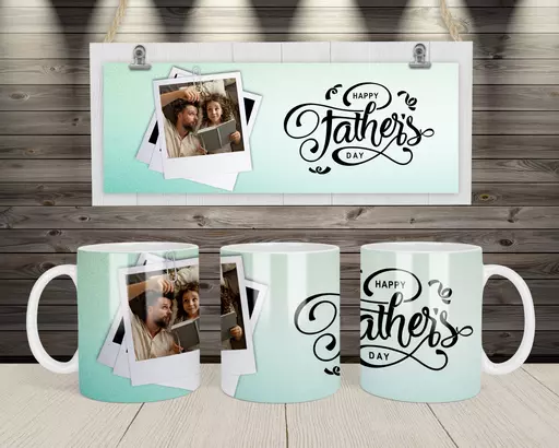 Personalised 'Happy Father's Day' Mug - Upload Photo