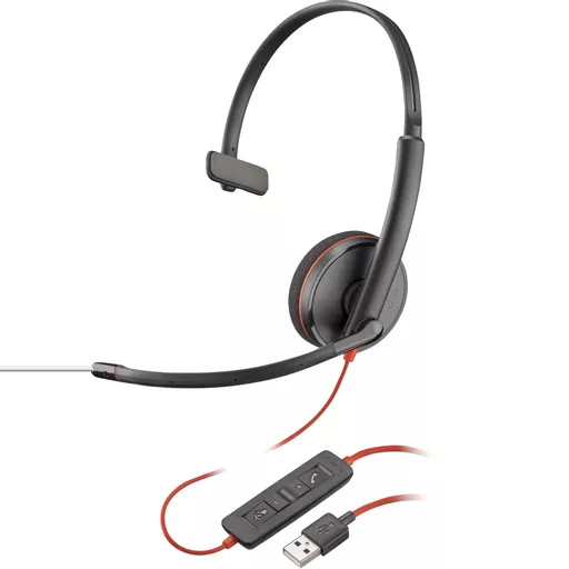 POLY Blackwire 3210 Monaural USB-A Headset (Bulk)