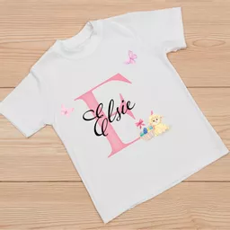 PinkInitialEasterKids-T-Shirt.png
