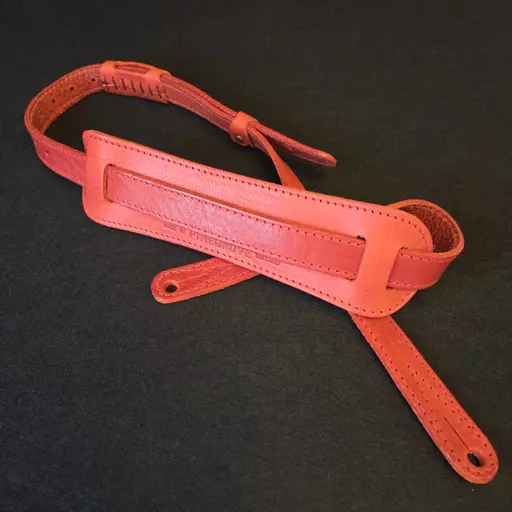 GS25 Red Vintage-style Guitar Strap - old stock