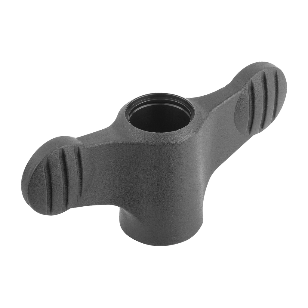 K0274 Inch - Wing Grips Tapped Through Parts In Steel And Stainless Steel