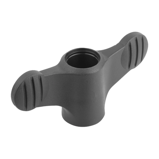 K0274 Inch - Wing Grips Tapped Through Parts In Steel And Stainless Steel