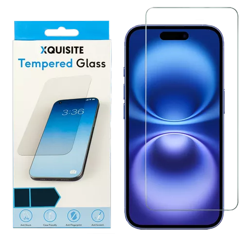 Xquisite 2D Glass - iPhone 16 & iPhone 15 - Clear