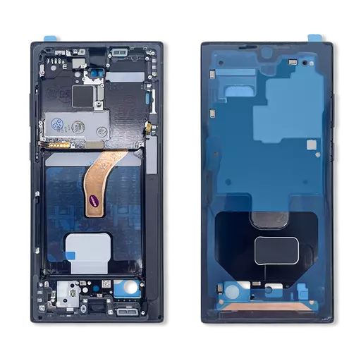 Mid Frame Assembly (REFRESH+) (Graphite) - For Galaxy S22 Ultra 5G (S908)