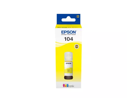Epson C13T00P440/104 Ink bottle yellow, 7.5K pages 65ml for Epson ET-2710